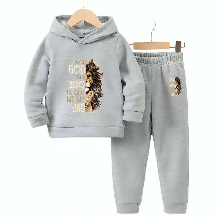 Hero Dad Hoodie Tracksuit - Kin Trends