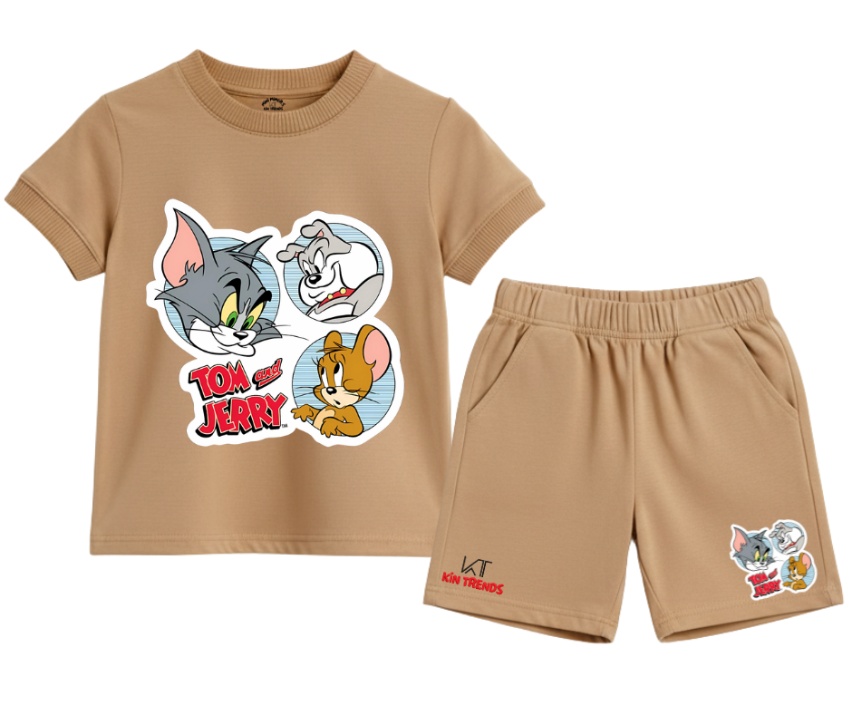Tom & Jerry Characters D1 Shorts Set