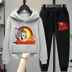 Tom & Jerry Hoodie Tracksuit D2 - Kin Trends