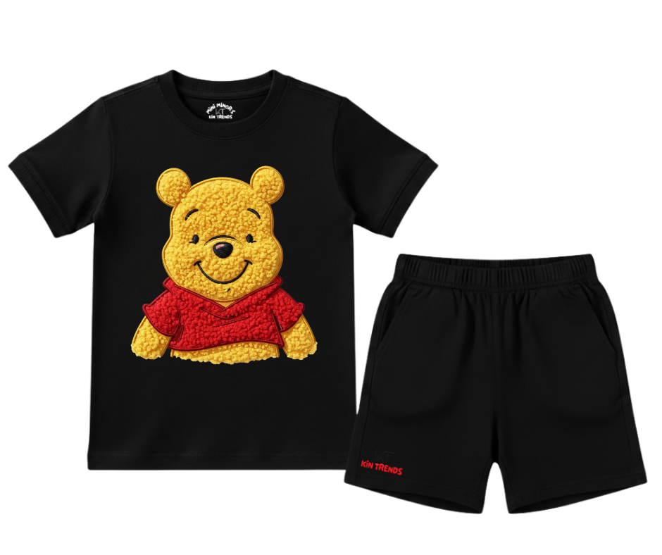 WTP Shorts Set (Not Embroidered) Kids T shirt and shorts | Mini Minors Kin Trends | Kintrends
