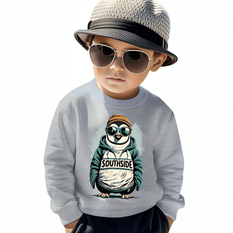 Southside Penguin Fleece Sweatshirt - Kin Trends