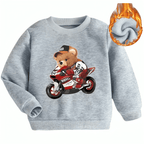 Faster Bear Fleece Sweatshirt - Kin Trends