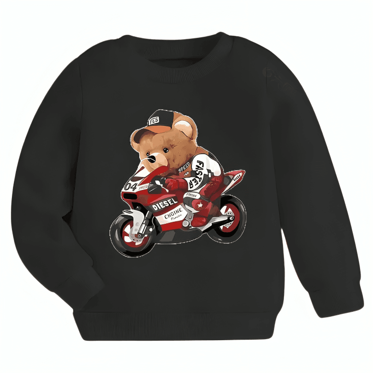Faster Bear Fleece Sweatshirt - Kin Trends