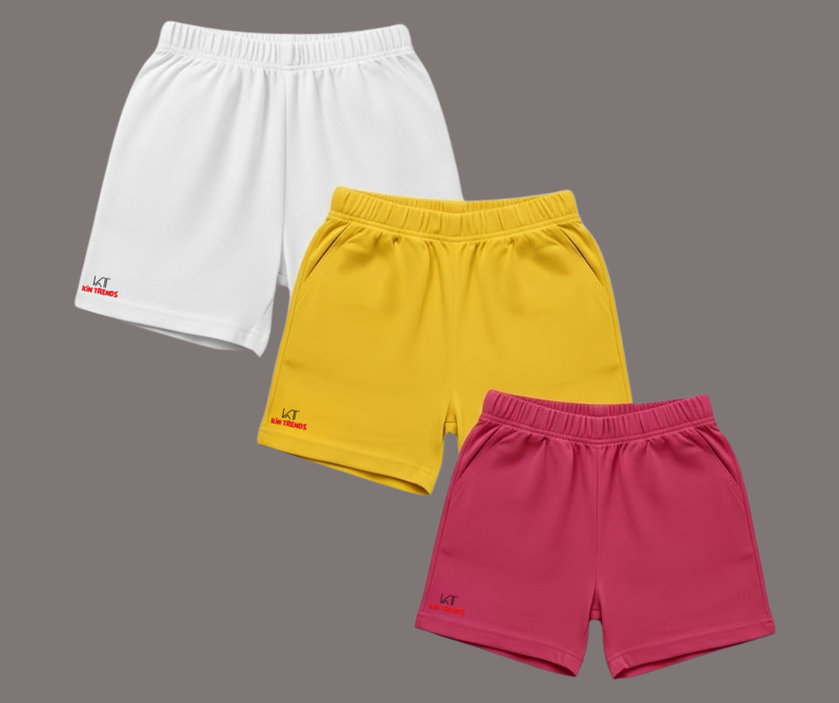Pack of 3 Shorts for boys and girls