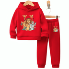 Animals Kingdom Fleece Hoodie Tracksuit - Kin Trends