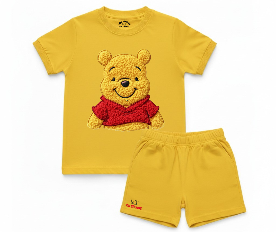 WTP Shorts Set (Not Embroidered) Kids T shirt and shorts | Mini Minors Kin Trends | Kintrends