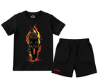Black Lion Shorts Set