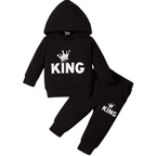 King Fleece Hoodie Tracksuit - Kin Trends