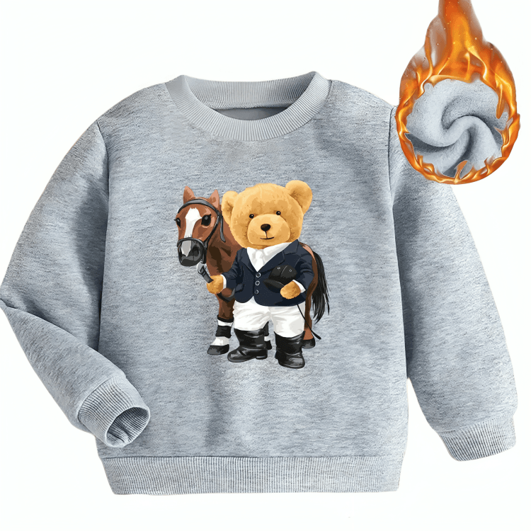 Horse Lover Fleece Sweatshirt - Kin Trends