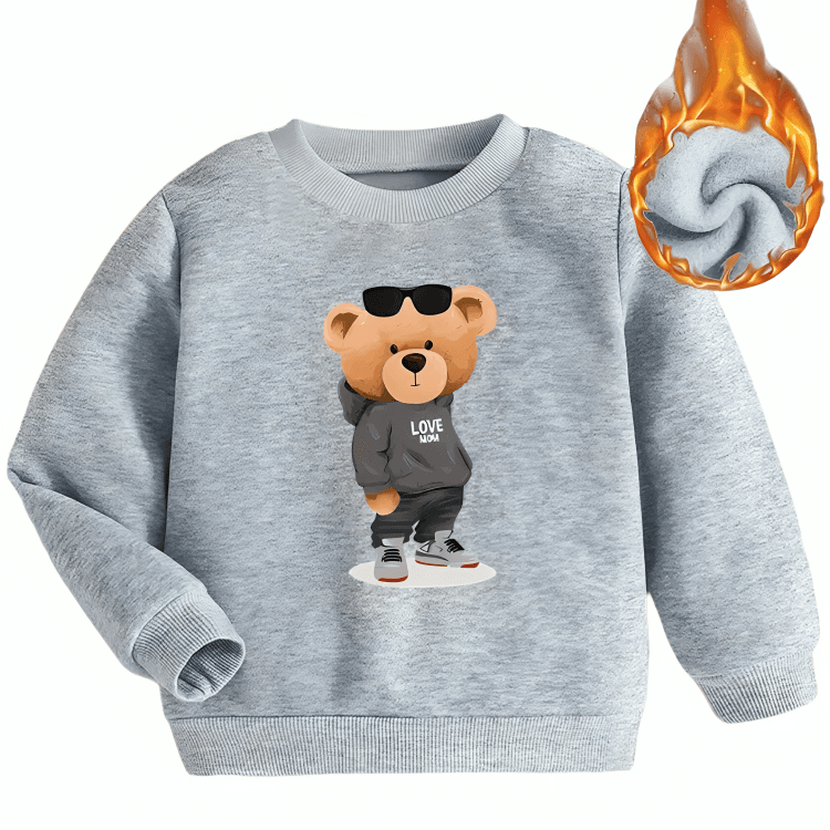 Love MOM Fleece Sweatshirt - Kin Trends