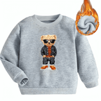 Cute Cool Bear Sweatshirt - Kin Trends