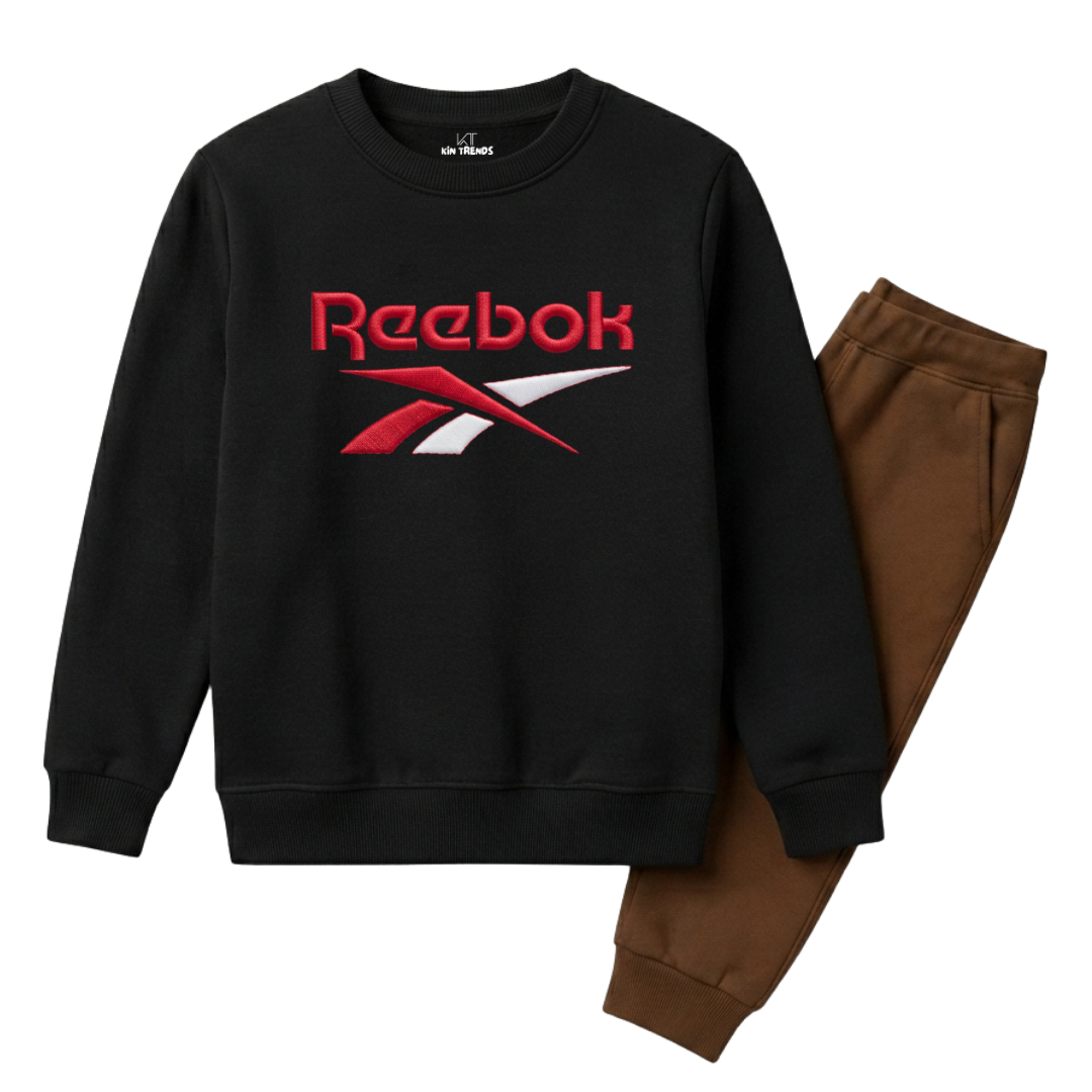 RBK D8 Classic Kids Winter Sweatshirt Tracksuit - 2 Pcs