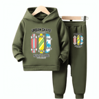 Urban Skate Fleece Hoodie Tracksuit - Kin Trends