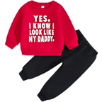 Look Like Daddy Fleece Tracksuit - Kin Trends