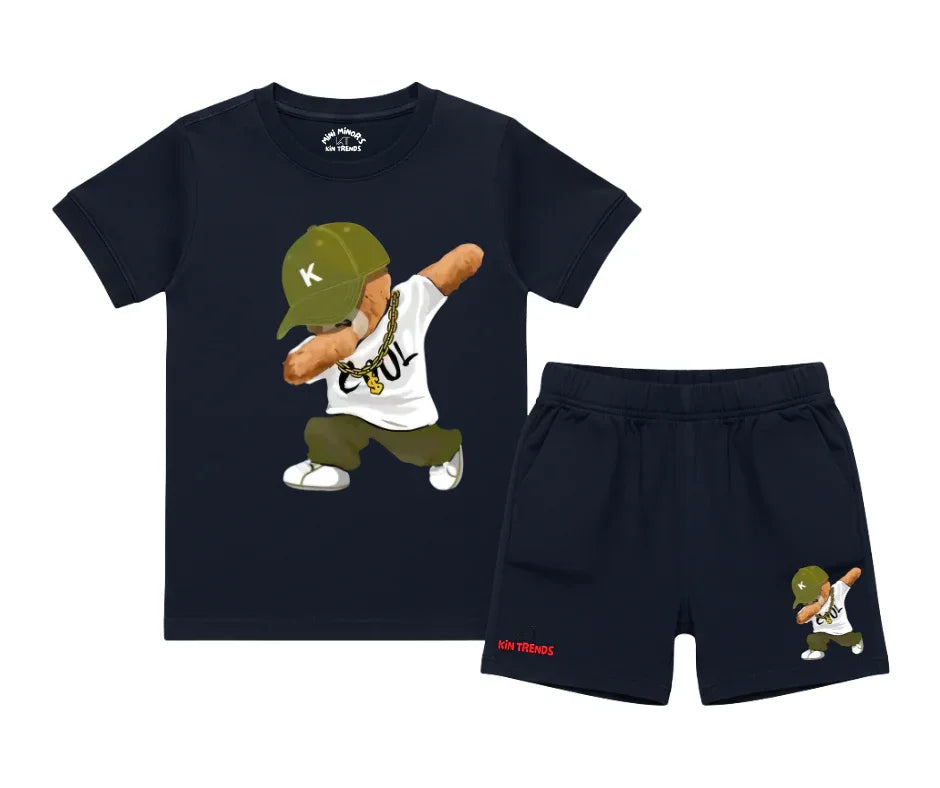Favourite The SWAG Bear Shorts Set | Mini Minors Kintrends