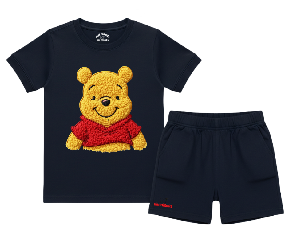 WTP Shorts Set (Not Embroidered) Kids T shirt and shorts | Mini Minors Kin Trends | Kintrends