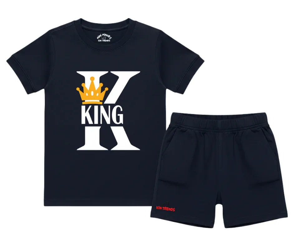 The Royal K Co-ord Shorts Set | Mini Minors Kintrends
