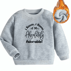 I'm Absolutely Adorable Sweatshirt - Kin Trends