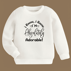 I'm Absolutely Adorable Sweatshirt - Kin Trends
