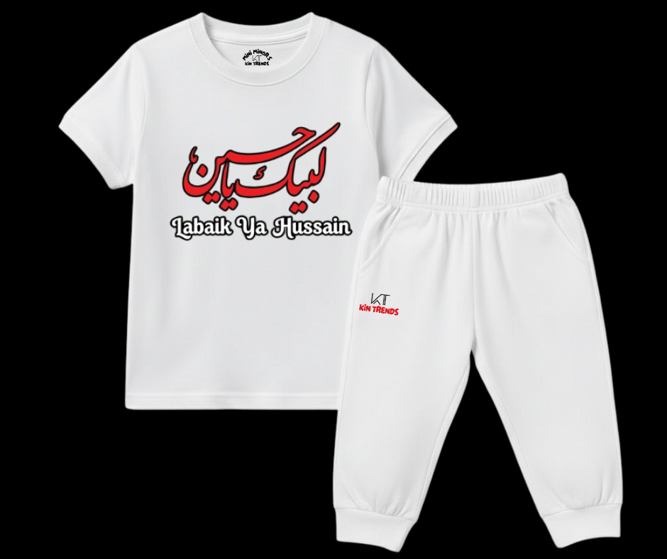 Labaik Ya Hussain AS D2 T Shirt & Trouser | Summer Tracksuit