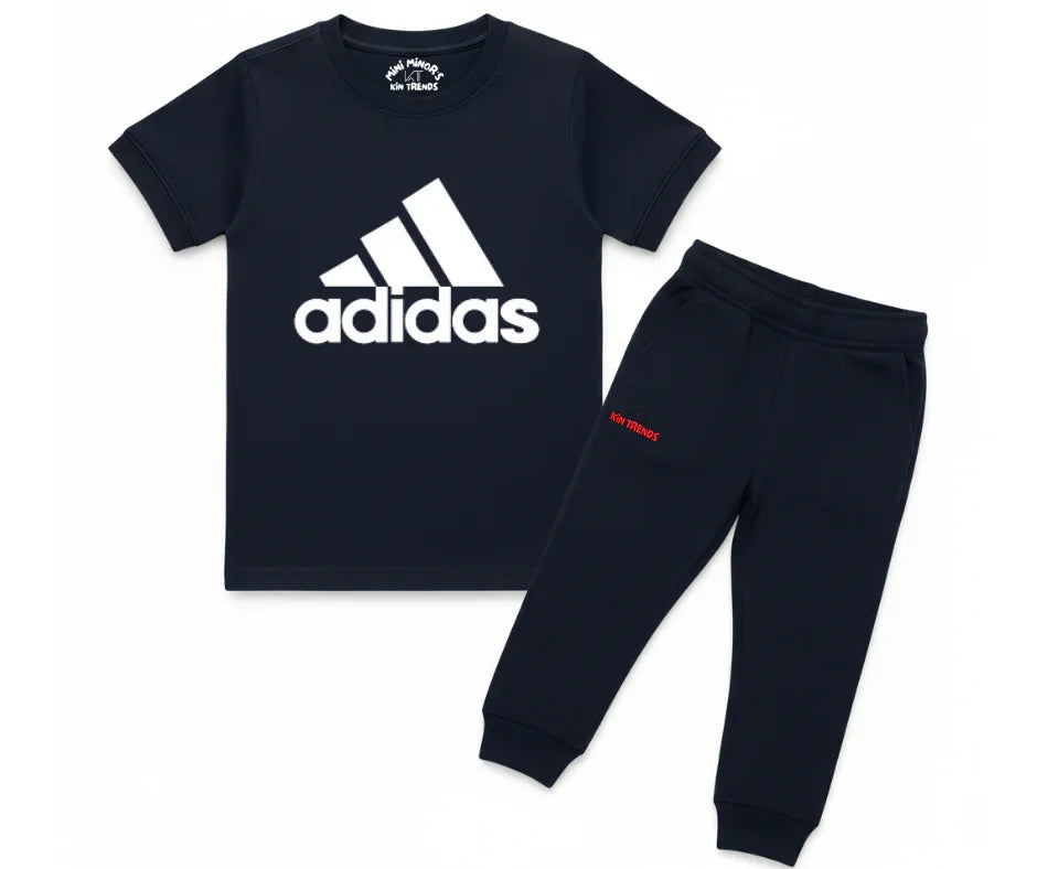 Addi D1 Tracksuit | Kids T shirt and trouser | Mini Minors Kin Trends | Kintrends
