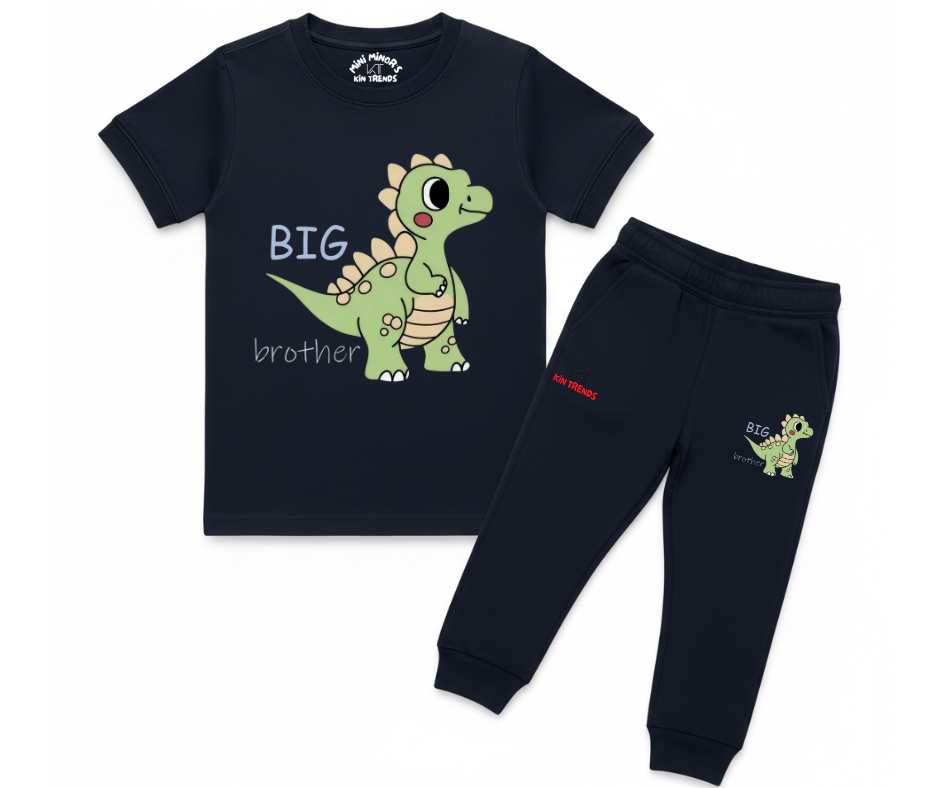 Big Brother Tracksuit | Kids T shirt and trouser | Mini Minors Kin Trends | Kintrends
