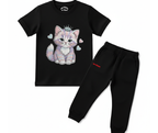 Premium Cute Cat Tracksuit (Not Embroidered)