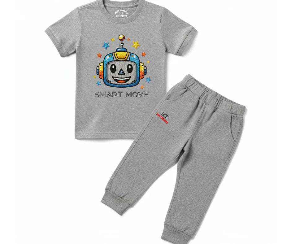 The Smart Move Robot Summer Tracksuit | Mini Minors Kintrends