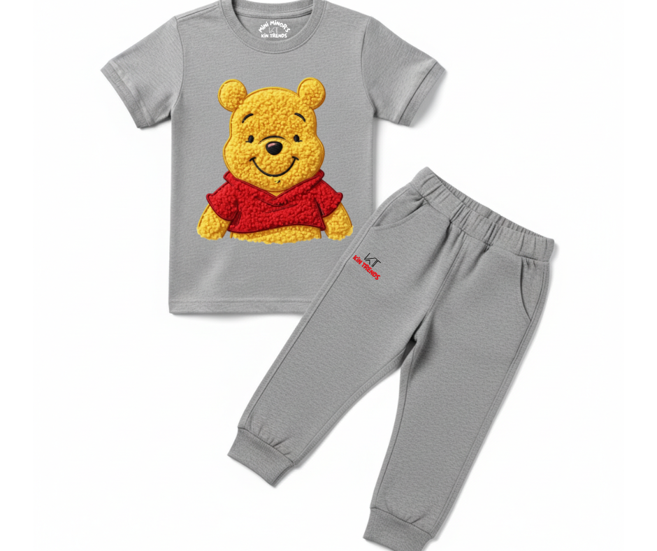 WTP Tracksuit (Not Embroidered) Kids T shirt and trouser | Mini Minors Kin Trends | Kintrends