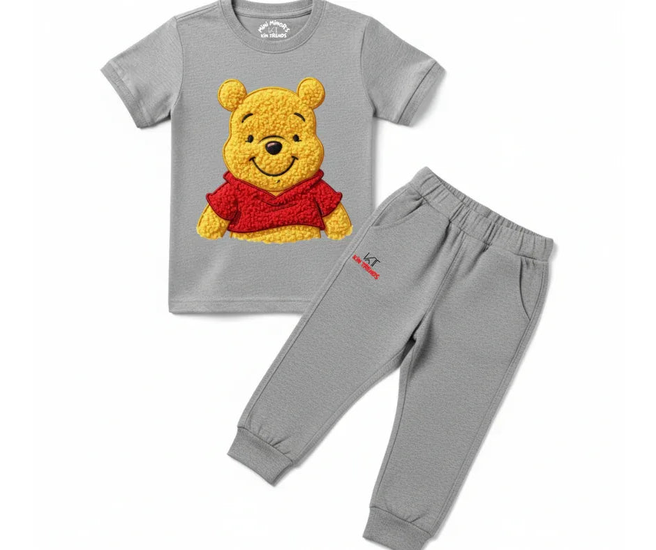 WTP Tracksuit (Not Embroidered) Kids T shirt and trouser | Mini Minors Kin Trends | Kintrends