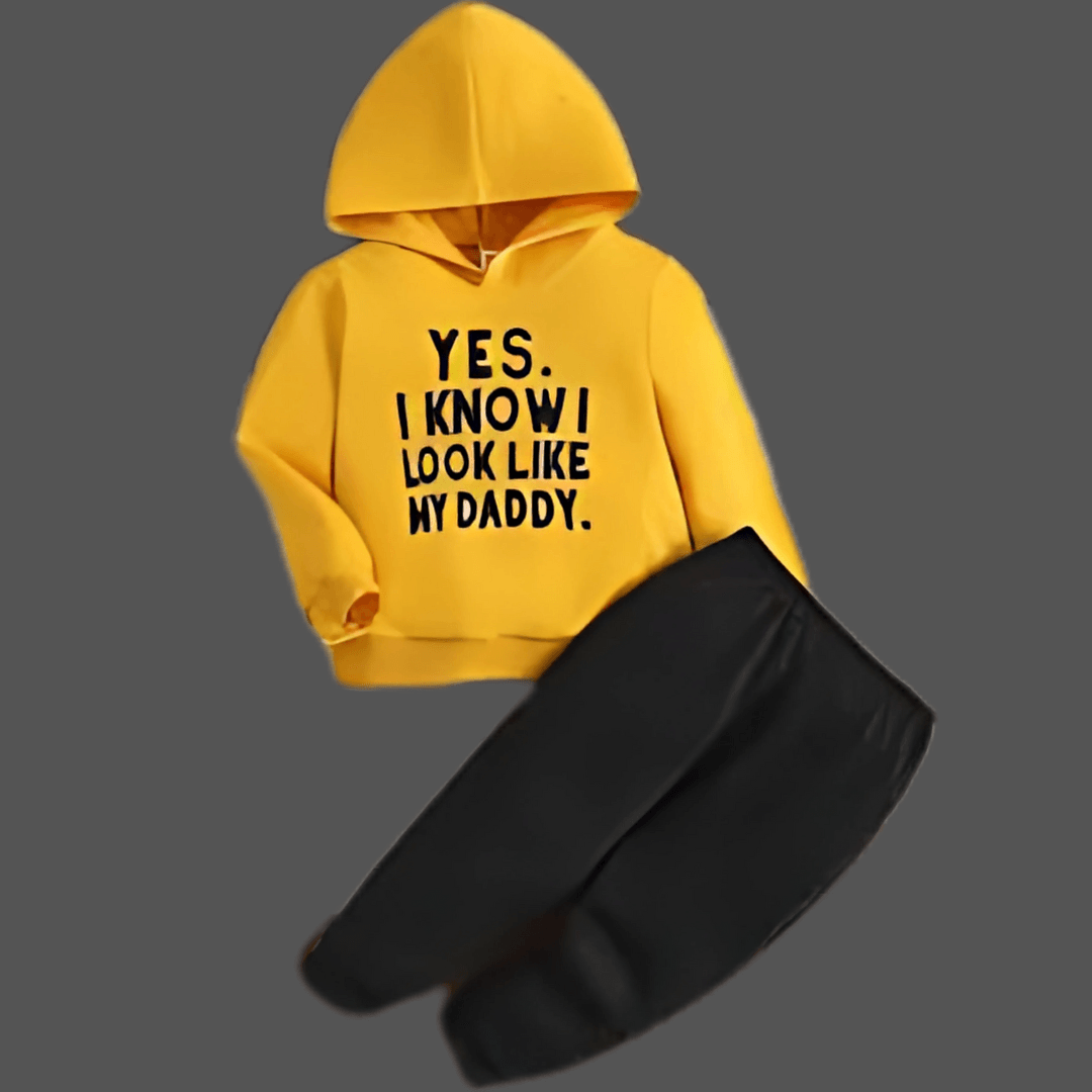Look Like Daddy Hoodie Tracksuit - Kin Trends