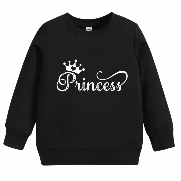 Princess Fleece Sweatshirt - Kin Trends
