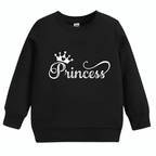 Princess Fleece Sweatshirt - Kin Trends