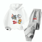 Tom & Jerry Family Fleece Hoodie Tracksuit - Kin Trends