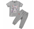 Premium Cute Cat Tracksuit (Not Embroidered)