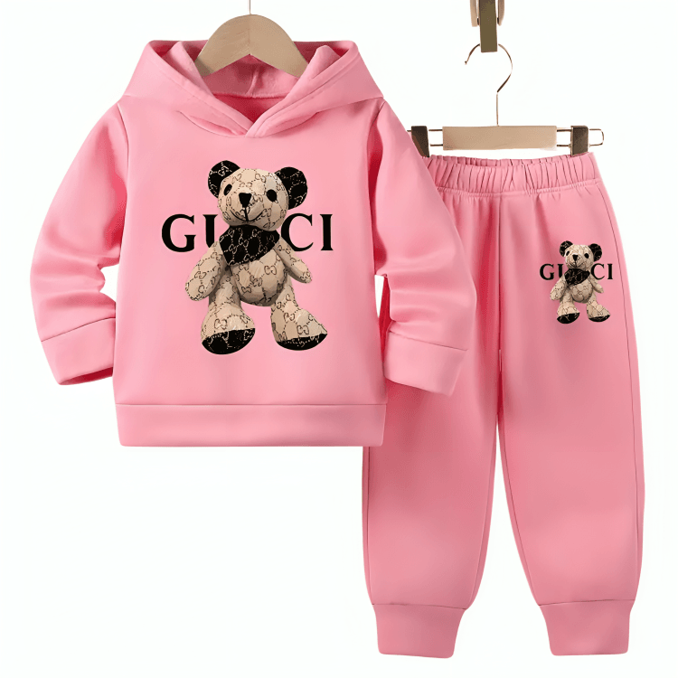 Guci Fleece Hoodie Tracksuit - Kin Trends