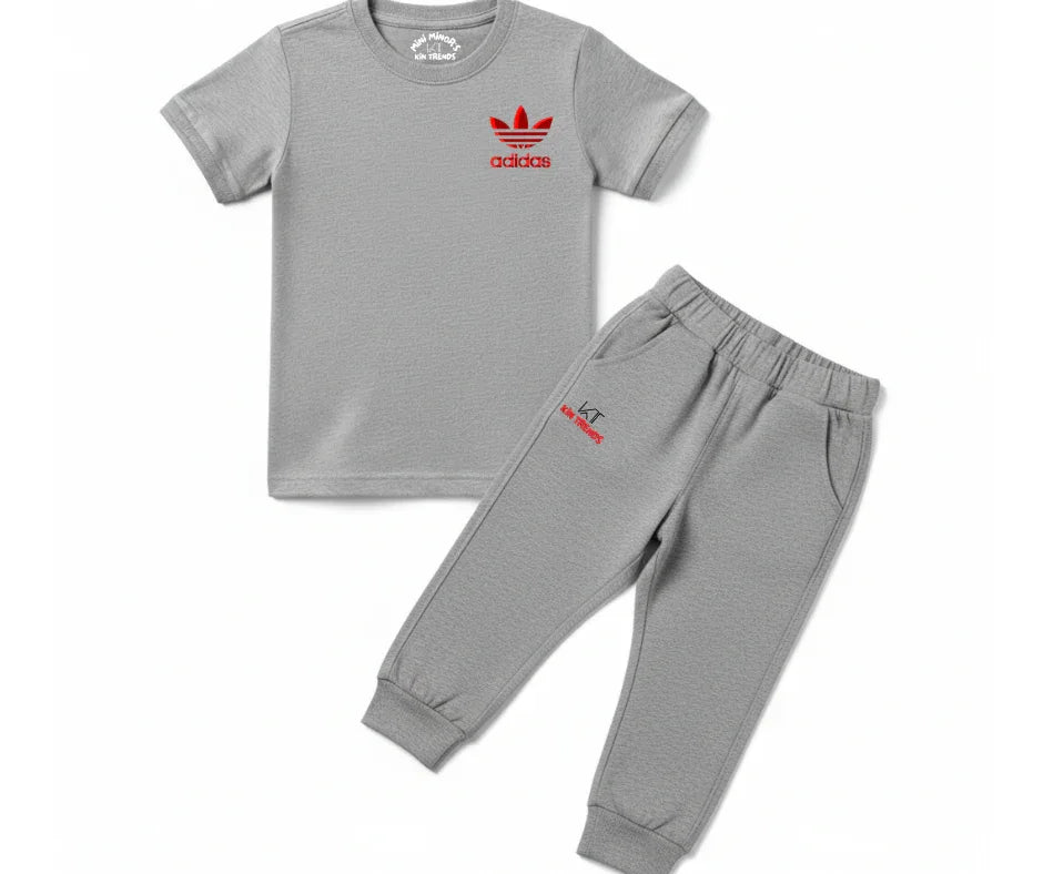 Addi D2 Tracksuit | Kids T shirt and trouser | Mini Minors Kin Trends | Kintrends