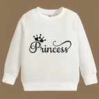 Princess Fleece Sweatshirt - Kin Trends