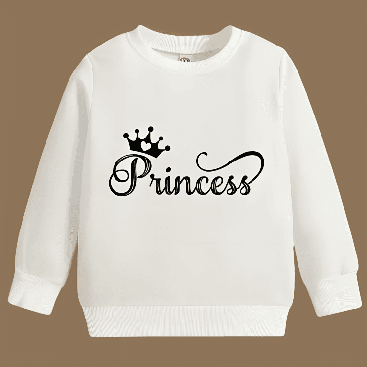 Princess Fleece Sweatshirt - Kin Trends