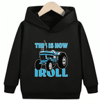 Troll Tractor Fleece Hoodie - Kin Trends