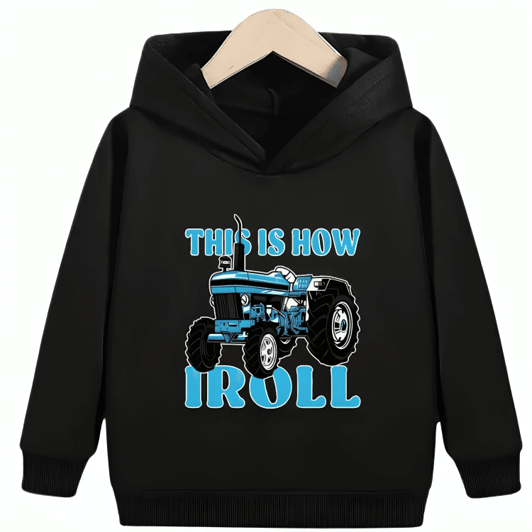 Troll Tractor Fleece Hoodie - Kin Trends
