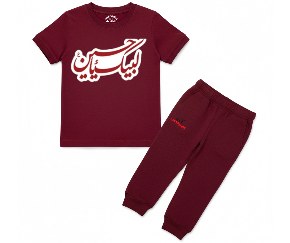 Labaik Ya Hussain AS D1 T Shirt & Trouser | Summer Tracksuit