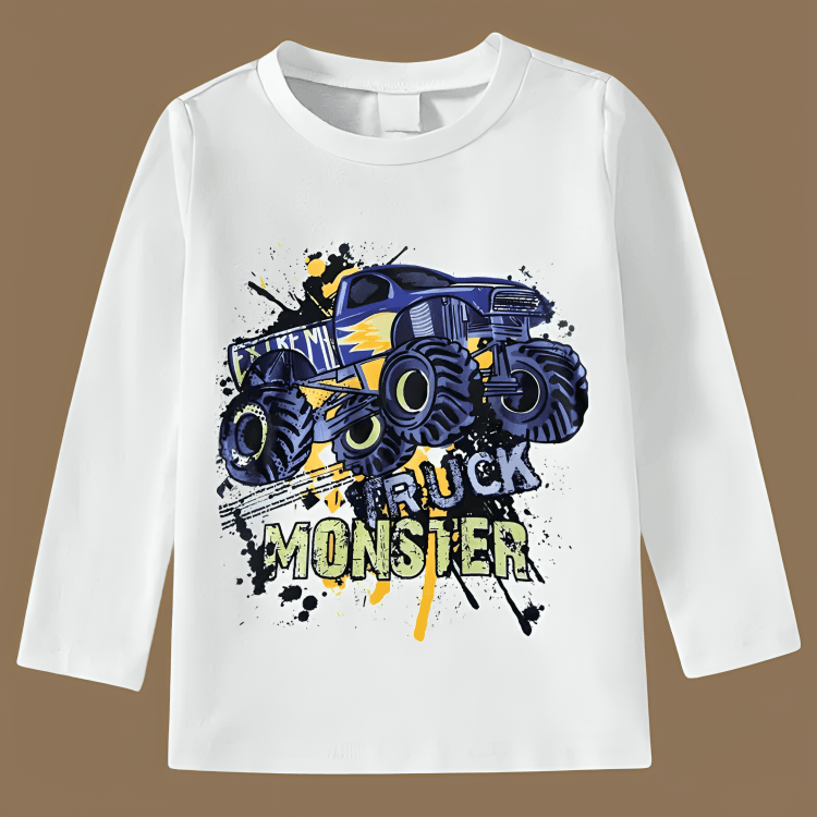 Truck Monster Fleece Sweatshirt - Kin Trends