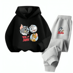 Tom & Jerry Family Fleece Hoodie Tracksuit - Kin Trends