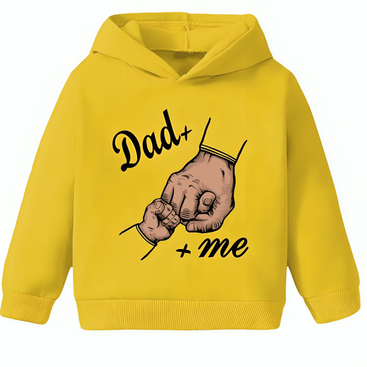 New Dad + Me Fleece Hoodie - Kin Trends