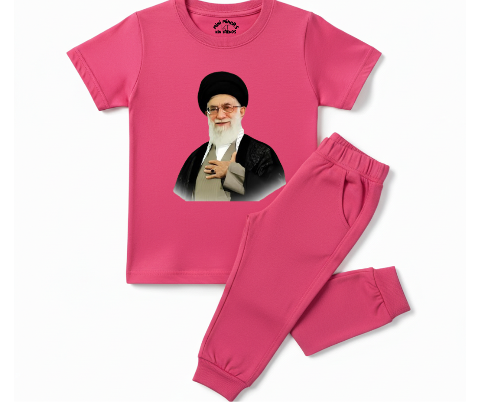 Great Ayatollah Ali Khamenei T Shirt & Trouser | Summer Tracksuit