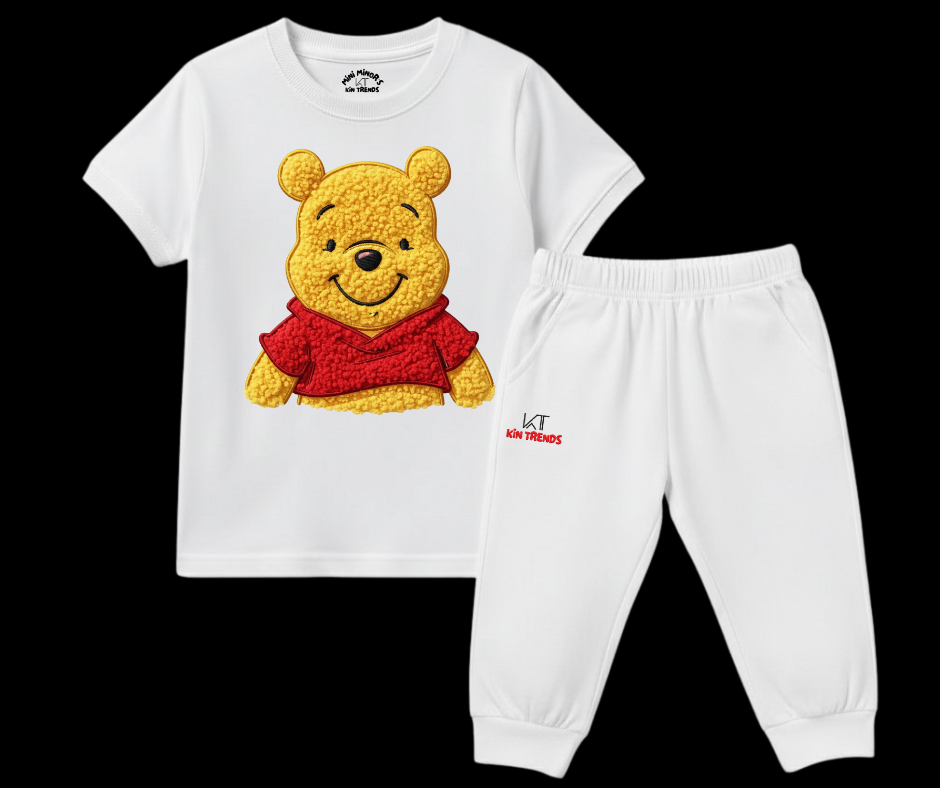 WTP Tracksuit (Not Embroidered) Kids T shirt and trouser | Mini Minors Kin Trends | Kintrends