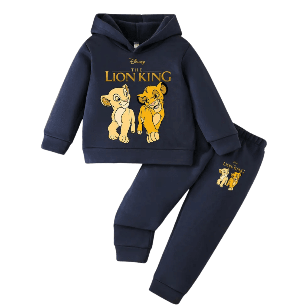 Cute Lion King Hoodie Tracksuit - Kin Trends