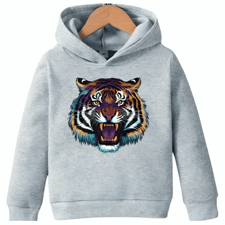 Tiger Roar Fleece Hoodie - Kin Trends
