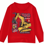 Big Excavator Fleece Sweatshirt - Kin Trends